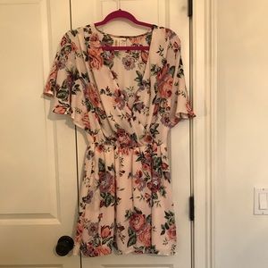Light pink floral dress